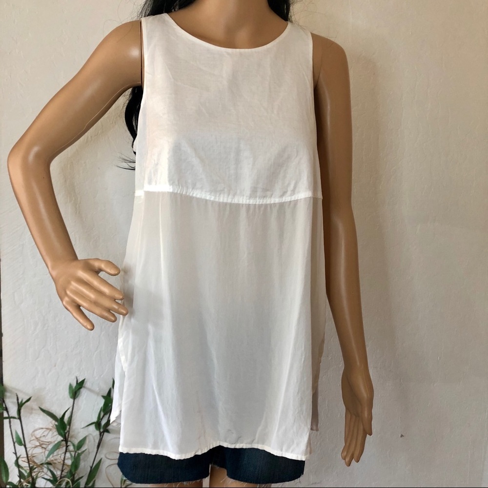 Madewell Women's Sunbask Tank Top In Pure White - Picture 2 of 6